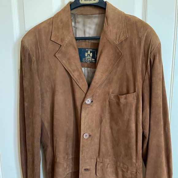 Italian Suede Blazer Size 42